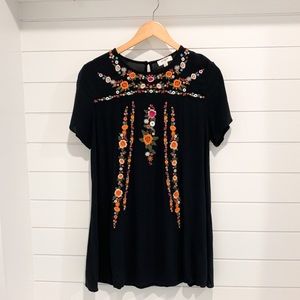 Umgee Embroidered Dress